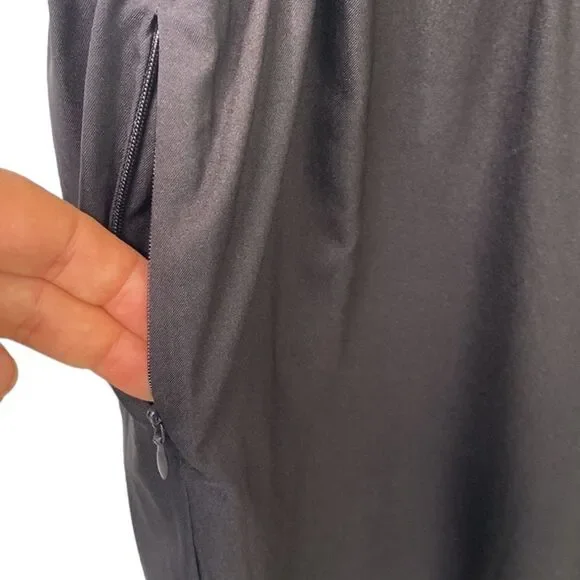 Zuda Z Eco Cropped Wide Leg Sleeveless Jumpsuit Cinched Waist Pockets UPF 50 - Picture 6 of 16